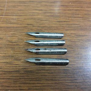 4 Vintage E 370 Eagle Pencil Co. College Pen Nibs New York